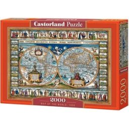 Map of the world, 1639 Puzzel (2000 stukjes)