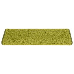 vidaXL Trapmatten 15 st 65x21x4 cm Groen Rechthoekige Rand