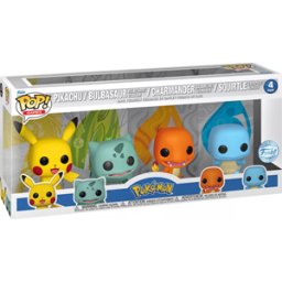 Funko Pop! - Pokemon Kanto Starters (4-pack)
