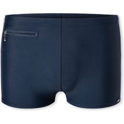 Schiesser - Maat 4XL - Nautical Casual Heren Zwembroek met ritszakje in gerecyckede tricot fijne str