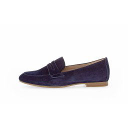 Gabor Gabor Dames Slippers - maat 38 - blauw - Maat 38 Dames Loafers - blauw