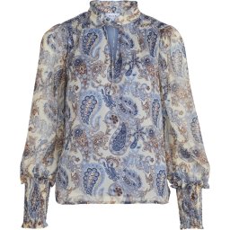 VILA - Maat 36 - VIAVELINE V-NECK L/S TOP/DC/SU Dames T-shirt