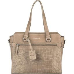 BURKELY Croco Cody Handbag S - Grijs
