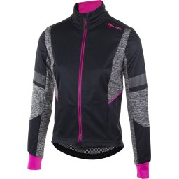Rogelli maat S Bliss Fietsjack Winter - Dames - Zwart, Grijs, Roze