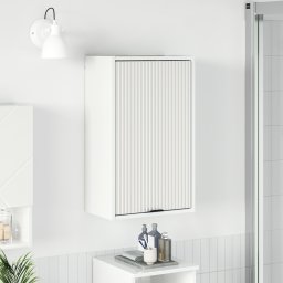 vidaXL Badkamer Kast Hoogglans wit 39 x 23,5 x 65 cm