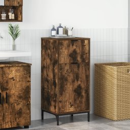 vidaXL Badkamer Kast Gerookt eiken 39,5 x 36 x 88 cm