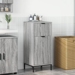 vidaXL Badkamer Kast Grijs Sonoma 39,5 x 36 x 88 cm