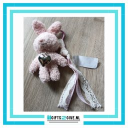 Tas Bedel Konijn Roze