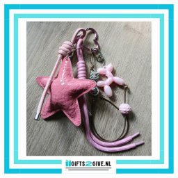 Tas Bedel Ster Roze