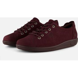 Ecco Soft 2 - maat 37 - Sneakers bordeaux Nubuck - Dames