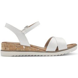 Tamaris - maat 41- Essentials Dames Sandalen - WHITE