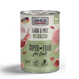 MAC´s Cat 6 x 400 g Kattenvoer - Lam & Kalkoen