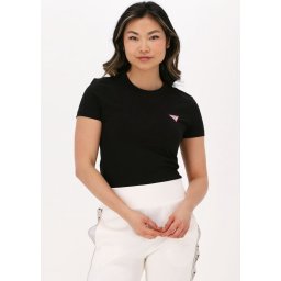 Guess - maat L - Mini Triangle Cn Tops & T-shirts - Zwart