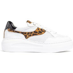 UNISA FUSTA_GRA_LEO - maat 38 - Dames Sneakers - WHIT CANNE