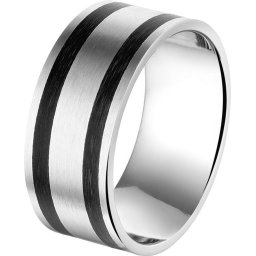 Dash Ring Poli/mat - Staal