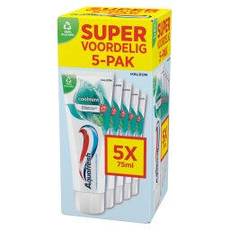 Aquafresh Coolmint Tandpasta 5-Pack