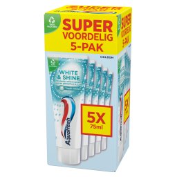 Aquafresh White & Shine Tandpasta 5-Pack
