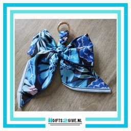 Tas Bedel Strik Blauw