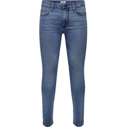 ONLY & SONS - Maat W31 X L32 - ONSWARP MID. BLUE 4322 JEANS VD Heren Jeans