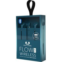 Fresh ‘n Rebel Flow Tip - In-ear koptelefoon draadloos - Petrol Blue - Blauw