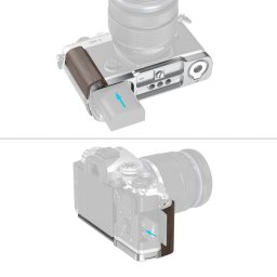 SmallRig 5563 L-Shaped Mount Plate With Wooden Handle For OM SYSTEM OM-3
