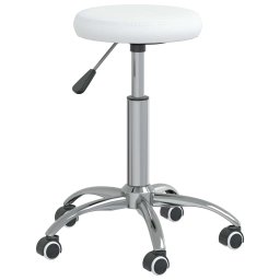 vidaXL Massagekruk kunstleer wit