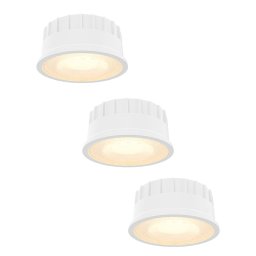 Set van 3 Dimbare LED modules - 6 watt 570 lumen - CCT instelbare lichtkleur 2700K/4000K/6000K