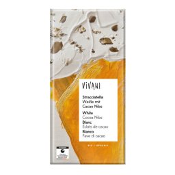 Vivani Stracciatella White Chocolate Cocoa Nibs