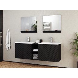 Complete badkamer NAJID 2 lades zwart