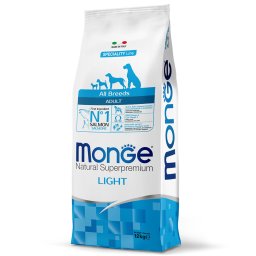 12kg Zalm met Rijst Alle rassen Light Monge Naturel Superpremium honden