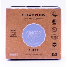 Ginger Organic Tampons Super