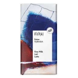 Vivani Fijne Volle Melkchocolade Reep