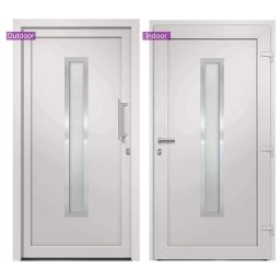 vidaXL Voordeur 108x200 cm wit