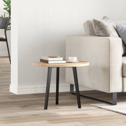 vidaXL Tafelblad rond Ø 50x2 cm massief acaciahout
