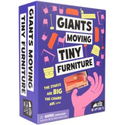 Giants Moving Tiny Furniture - Party Game