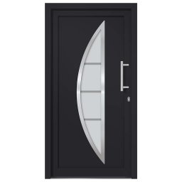 vidaXL Voordeur 98x208 cm antraciet