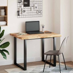 vidaXL Tafelblad rechthoekig 100x80x4 cm massief acaciahout