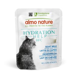 Voordeelpakket: 24x50g Almo Nature HFC Hydration Help geitenmelk natvoer voor katten