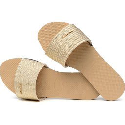 Havaianas - maat 41-42- You Malta Metallic Dames Slippers - Goud