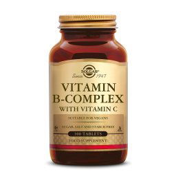 Solgar Vitamine B-complex met Vitamine C Tabletten