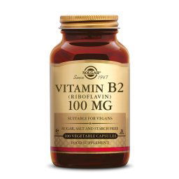 Solgar Vitamine B-2 100 mg Capsules