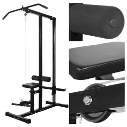 vidaXL Krachttoren met halterset 30,5 kg