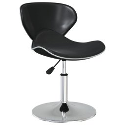 vidaXL Eetkamerstoelen 4 st kunstleer zwart