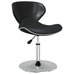 vidaXL Eetkamerstoelen 6 st kunstleer zwart