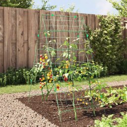 vidaXL Plantenklimrek A-frame 99x90x175,5 cm staal