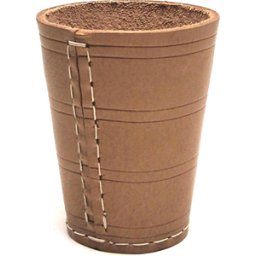 Dobbelbeker Leder (8x10cm)