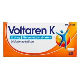 Voltaren K 12,5 mg pijnstiller Filmomhulde Tabletten Diclofenac-Kalium