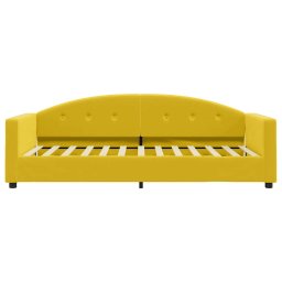 vidaXL Slaapbank 90x200 cm fluweel geel