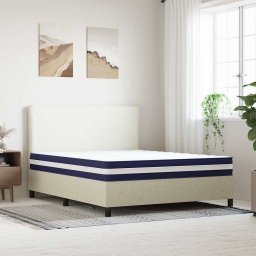 vidaXL Pocketveringmatras middelhard-hard 160x200 cm Super King Size