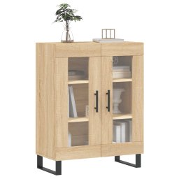 vidaXL Dressoir 69,5x34x90 cm bewerkt hout sonoma eikenkleurig